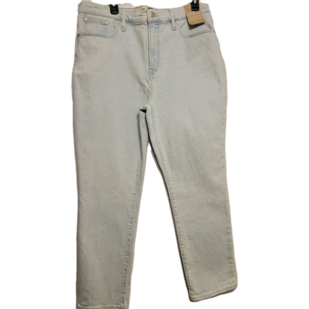 Madewell The Perfect Vintage Full-length Jean Women’s Lightwash Size 32 X 29 New